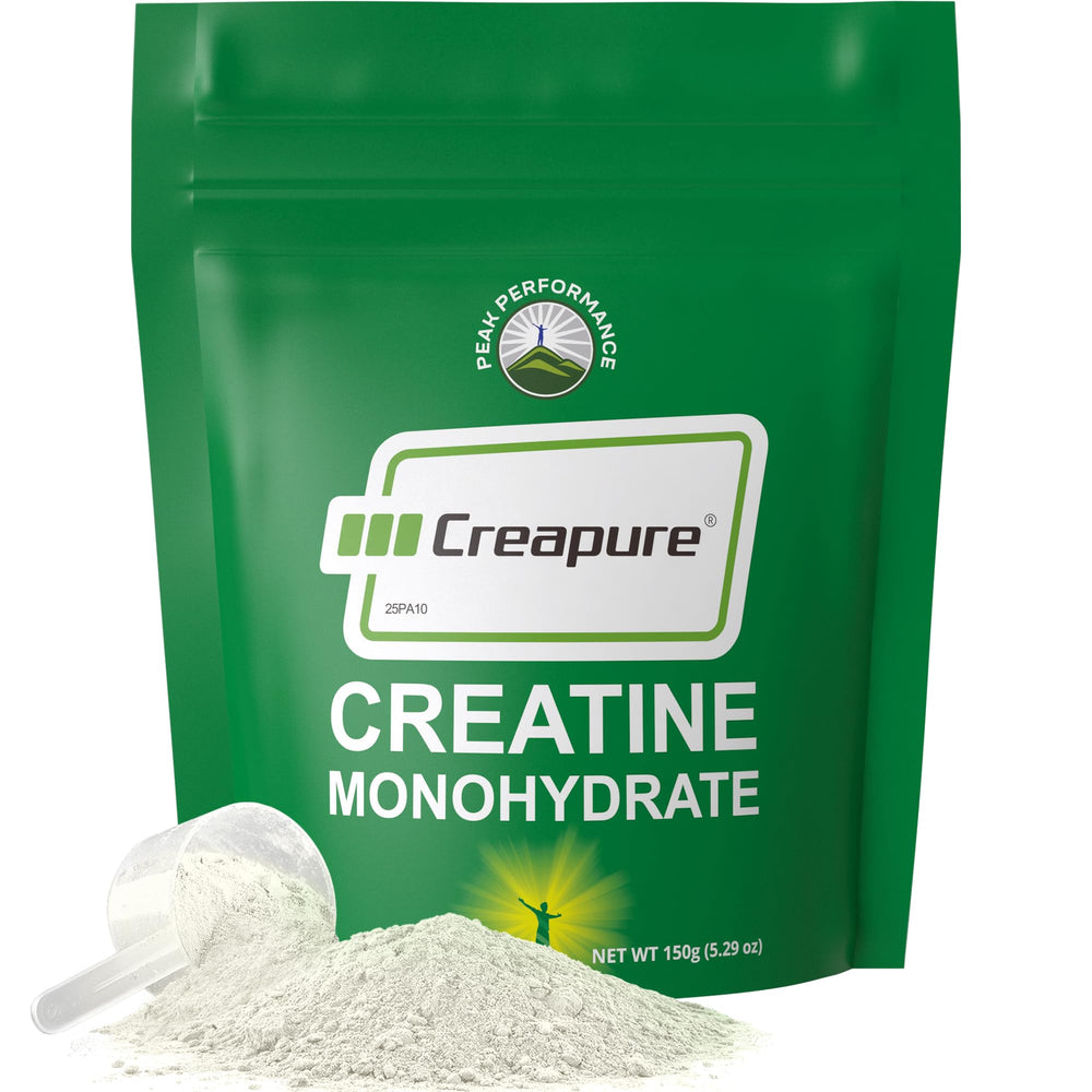 Peak Performance Creapure packaging highlighting ultra-pure creatine for workouts