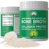 Peak Performance hydrolyzed bone broth collagen peptides unflavored tub for versatile daily use