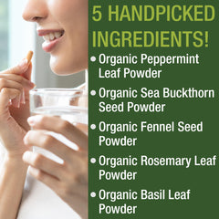 Peak Performance packaging outer box communicates organic vegan and allergen free formula.
