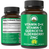 Peak Performance immune bottle with capsules for daily immune support.