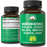 Peak Performance magnesium 7-forms bottle showing capsules for sleep support