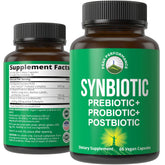 Peak Performance Synbiotic bottle pouring for easy daily gut support