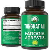 Peak Performance Tongkat Ali Longjack bottle shown for natural energy support