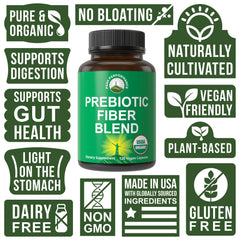 Peak Performance vegan capsules closeup highlighting plant-based soluble fiber
