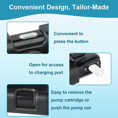 Easy installation for all Tandem t slim X2 users with quick snap in setup
