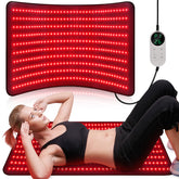 Pedete red light therapy mat back panel for deep warmth and muscle relaxation