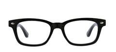 Peepers by PeeperSpecs Clark reading glasses front view in black for everyday reading comfort.