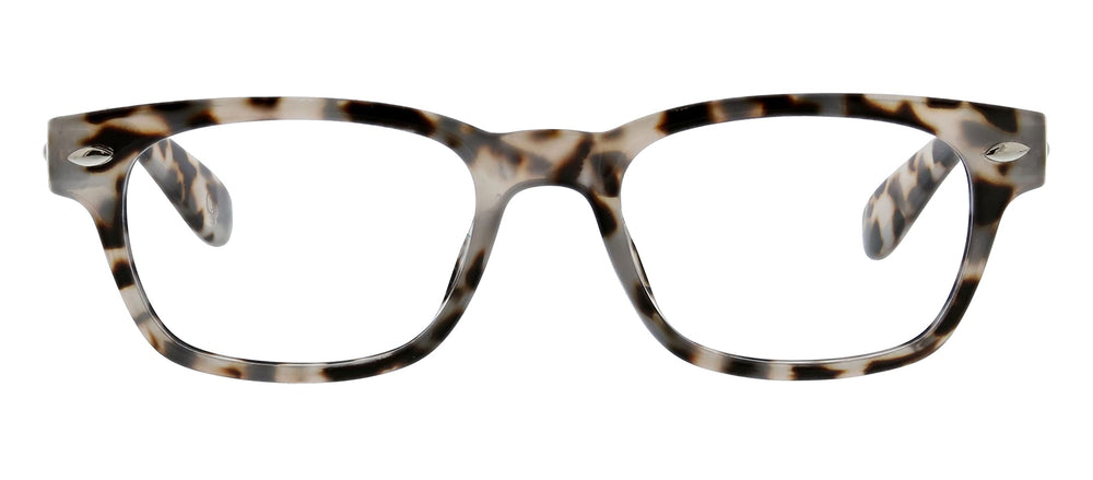 Peepers by PeeperSpecs Clark blue light blocking reading glasses front view reduces eye strain.