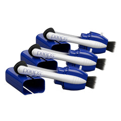Peeps carbon microfiber tech cleaner, blue injected, fast glasses cleaning