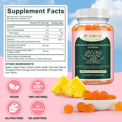 PEFAMNE gummies pineapple closeup highlights tasty flavor and soft texture you can enjoy daily.