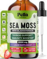 Pella Nutrition Sea Moss Drops bottle for fast absorption and daily wellness.