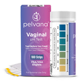 Pelvana vaginal pH test strip collection for at-home clarity on vaginal health.