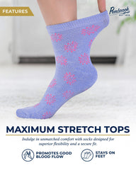 Pembrook ankle diabetic socks gray pack with breathable design for long wear.