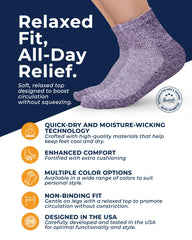 Pembrook ankle socks in white with seamless toe design for irritation-free wear