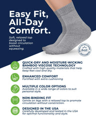 Pembrook diabetic socks with nonbinding top reduce pressure and marks.