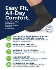 Pembrook Diabetic Socks ankle-length with comfortable fit for swollen feet.