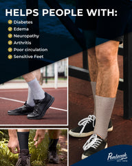 Pembrook diabetic socks color variations in versatile tones for any outfit.
