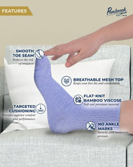 Pembrook diabetic socks women's non-binding cuff for gentle support.