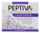 Peptiva probiotic bottle for overnight digestive balance and overall wellness