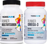 PEREGRUNE Runner Multivitamin bottle for daily energy and recovery.
