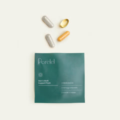 Perelel CoQ10 and Folate capsule for nutrient variety in a daily pack