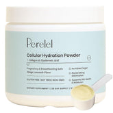 Perelel Hydration Support bottle shown for daily hydration, active women.