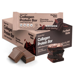 Perfect Keto Almond Butter Brownie Bars pack, keto snack to satisfy cravings on the go.