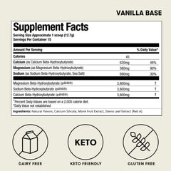 The vanilla ketones powder dissolves easily in water for quick, smooth mixing.