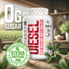 Diesel whey shaker ready for a smooth, clump-free shake.