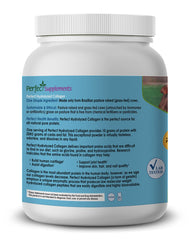 Perfect Supplements collagen dissolves in hot liquids, quick and smooth mixing