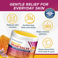 Pergenics Draw Salve near splinter for removal use