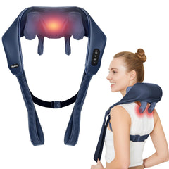 PERLEVI neck massager with 6D kneading for deep relaxation at home.