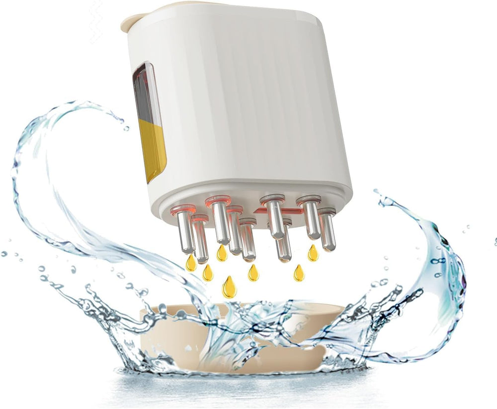 PERLLENT Hair Oil Applicator demonstrates precision-dispense for targeted scalp care and less waste.