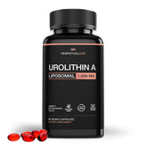 Perpetua Life Urolithin A Liposomal 1000mg bottle supports cellular health and energy.