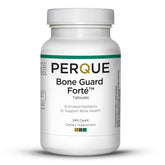 PERQUE Bone Guard Forte 20 bottle with tablets supports daily bone health.