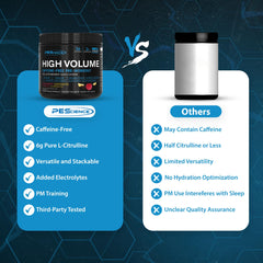 PEScience High Volume glass pour demonstrates stimulant-free hydration for training