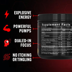 PEScience Prolific label artwork highlighting beta alanine free formula.