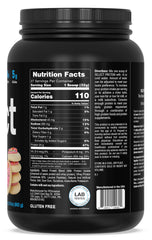PEScience Select Protein nutrition facts highlight high protein per serving.