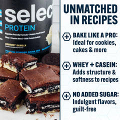 PEScience Select Vanilla label highlighting purity and third‑party testing.