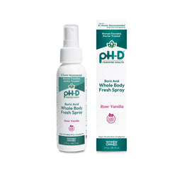 Ph-D spray con ácido bórico, botella para uso externo diario.