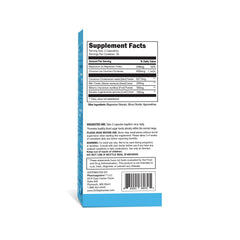 Pharmaganics Blood Sugar 24 Hour packaging box featuring US-made and third-party tested quality.