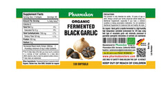 PHARMAKON Black Garlic capsules close-up highlighting bioavailability and convenience