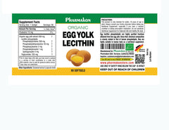 PHARMAKON Organic Egg Yolk Lecithin softgels ready for convenient daily intake