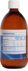 Pharmax Finest Pure Fish Oil orange bottle pour demonstrates easy dosing for daily omega-3 intake.