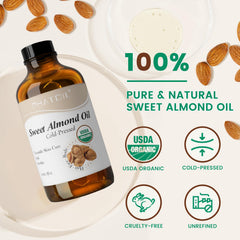 PHATOIL aceite de almendra dulce, textura ligera, absorción rápida para uso diario.