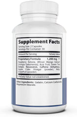 Phenelite fat burner ingredient panel showing raspberry ketones and plant extracts for metabolism support.