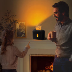 Phimuezl Flame Diffuser Mist creates ambient scent with a calming glow