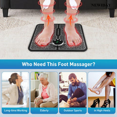Foldable Phixnozar massage pad offering versatile body relief on the go
