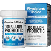 Physician's CHOICE 100 Billion Advanced Probiotic bottle for gut support