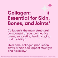 Physician's CHOICE collagen peptides digestive enzymes badge indicating easy dissolution.